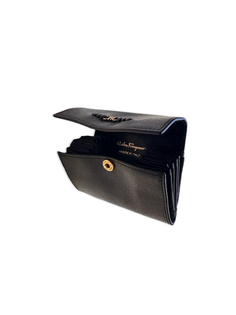 RARE Salvatore Ferragamo Mini Accordion style coin holder or pouch